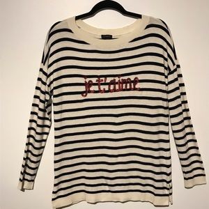 Talbots “Je T’aime” Long Sleeve